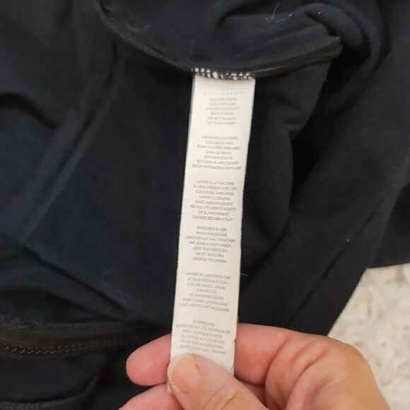 Fabletics Siena Workout Cinch Waist Fleece Jacket in Black Size XXS - Picture 7 of 12